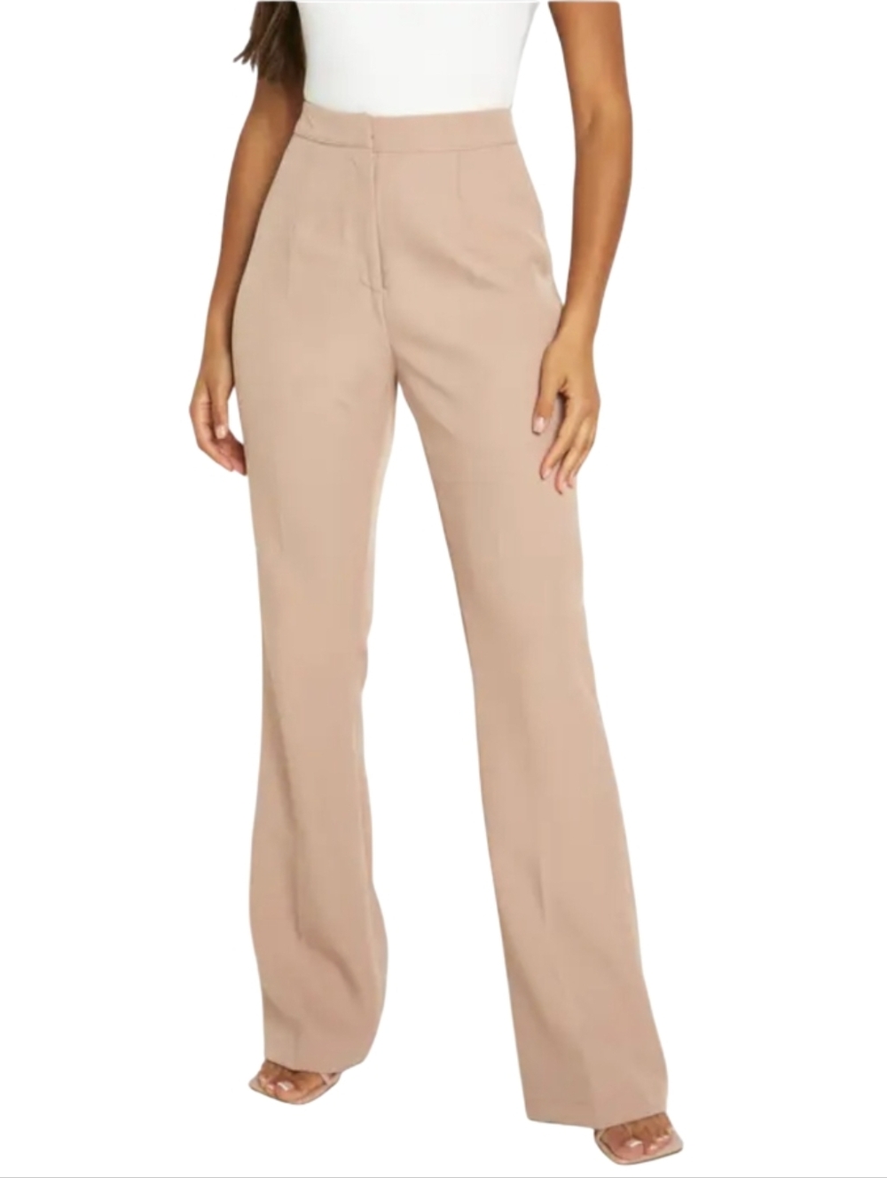 Boohoo Rose Wide Leg Pants